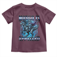 Mongo is Appalled Toddler T Shirt Funny Princess Donut Riding Mongo