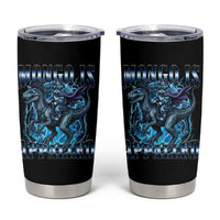 Mongo is Appalled Tumbler Cup Funny Princess Donut Riding Mongo