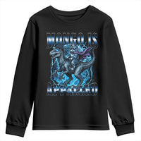 Mongo is Appalled Youth Sweatshirt Funny Princess Donut Riding Mongo