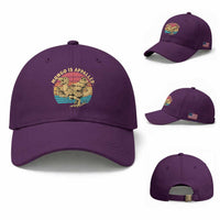 Mongo is Appalled Baseball Cap Vintage Princess Cat Riding Dinosaur
