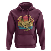Mongo is Appalled Hoodie Vintage Princess Cat Riding Dinosaur