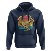 Mongo is Appalled Hoodie Vintage Princess Cat Riding Dinosaur