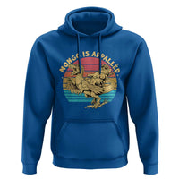 Mongo is Appalled Hoodie Vintage Princess Cat Riding Dinosaur