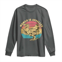 Mongo is Appalled Long Sleeve Shirt Vintage Princess Cat Riding Dinosaur