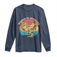 Mongo is Appalled Long Sleeve Shirt Vintage Princess Cat Riding Dinosaur