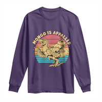 Mongo is Appalled Long Sleeve Shirt Vintage Princess Cat Riding Dinosaur