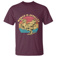 Mongo is Appalled T Shirt Vintage Princess Cat Riding Dinosaur