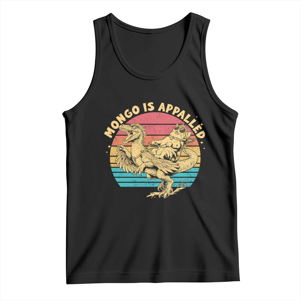 Mongo is Appalled Tank Top Vintage Princess Cat Riding Dinosaur