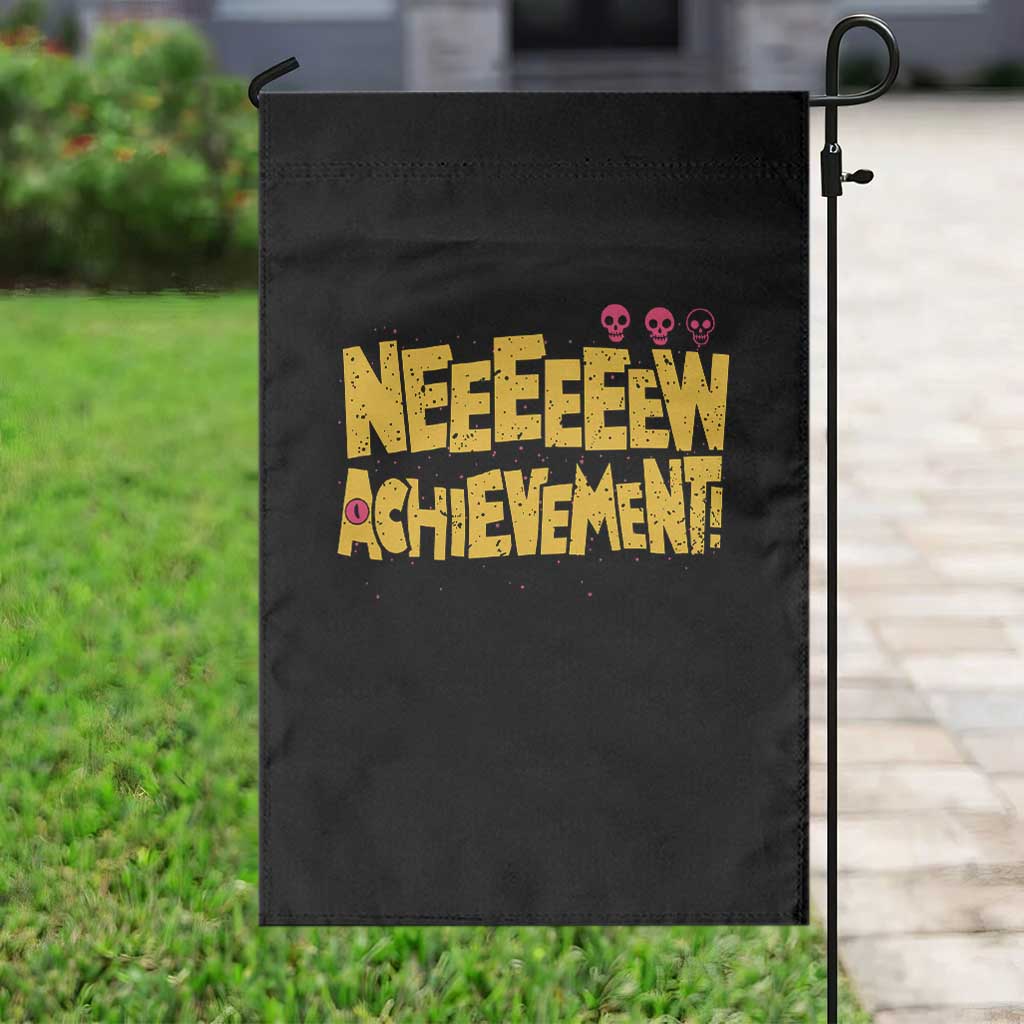 New Achievement Garden Flag Funny Sci-Fi Book Lover