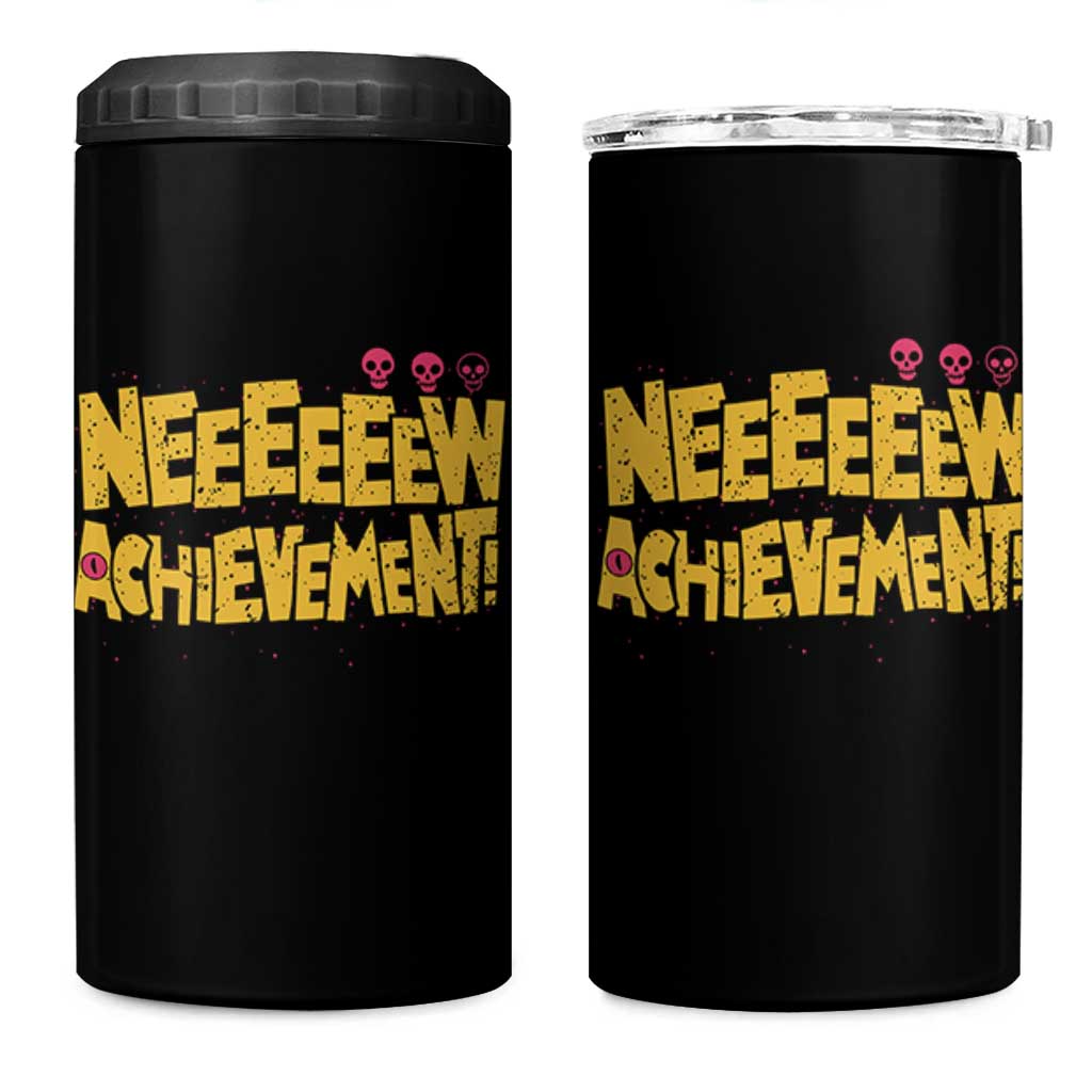 New Achievement 4 in 1 Can Cooler Tumbler Funny Sci-Fi Book Lover