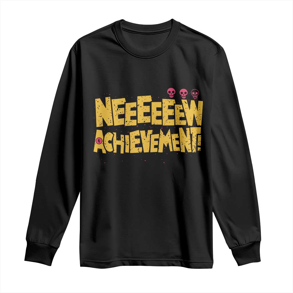 New Achievement Long Sleeve Shirt Funny Sci-Fi Book Lover