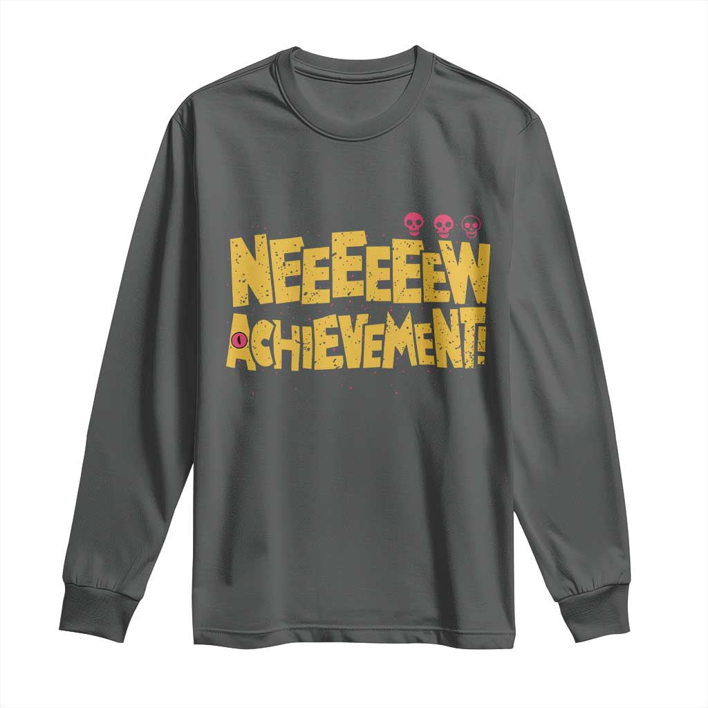 New Achievement Long Sleeve Shirt Funny Sci-Fi Book Lover