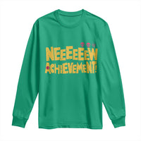 New Achievement Long Sleeve Shirt Funny Sci-Fi Book Lover