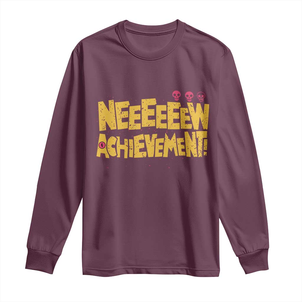 New Achievement Long Sleeve Shirt Funny Sci-Fi Book Lover