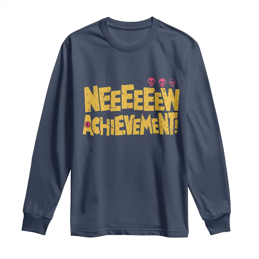 New Achievement Long Sleeve Shirt Funny Sci-Fi Book Lover