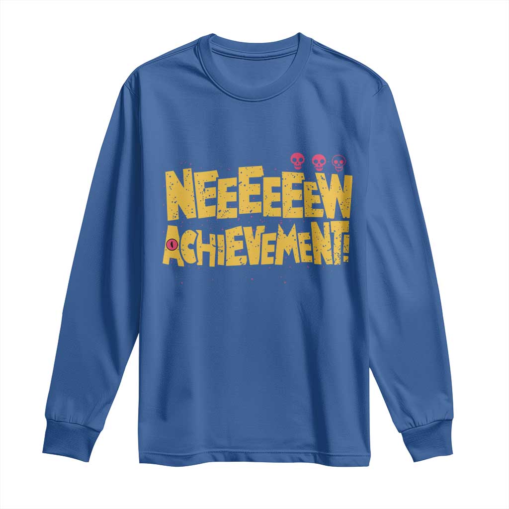 New Achievement Long Sleeve Shirt Funny Sci-Fi Book Lover