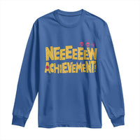 New Achievement Long Sleeve Shirt Funny Sci-Fi Book Lover