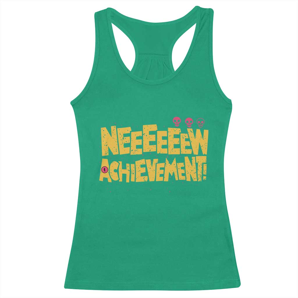 New Achievement Racerback Tank Top Funny Sci-Fi Book Lover