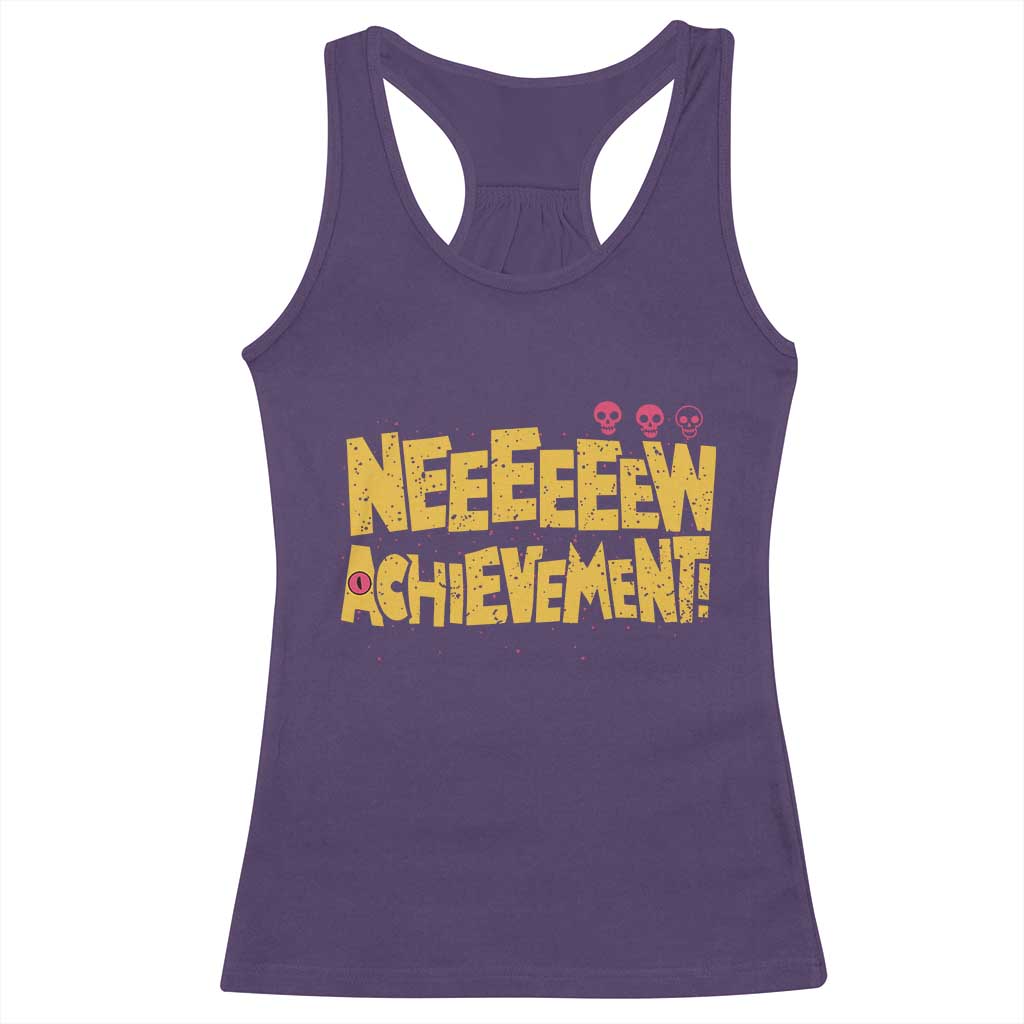 New Achievement Racerback Tank Top Funny Sci-Fi Book Lover