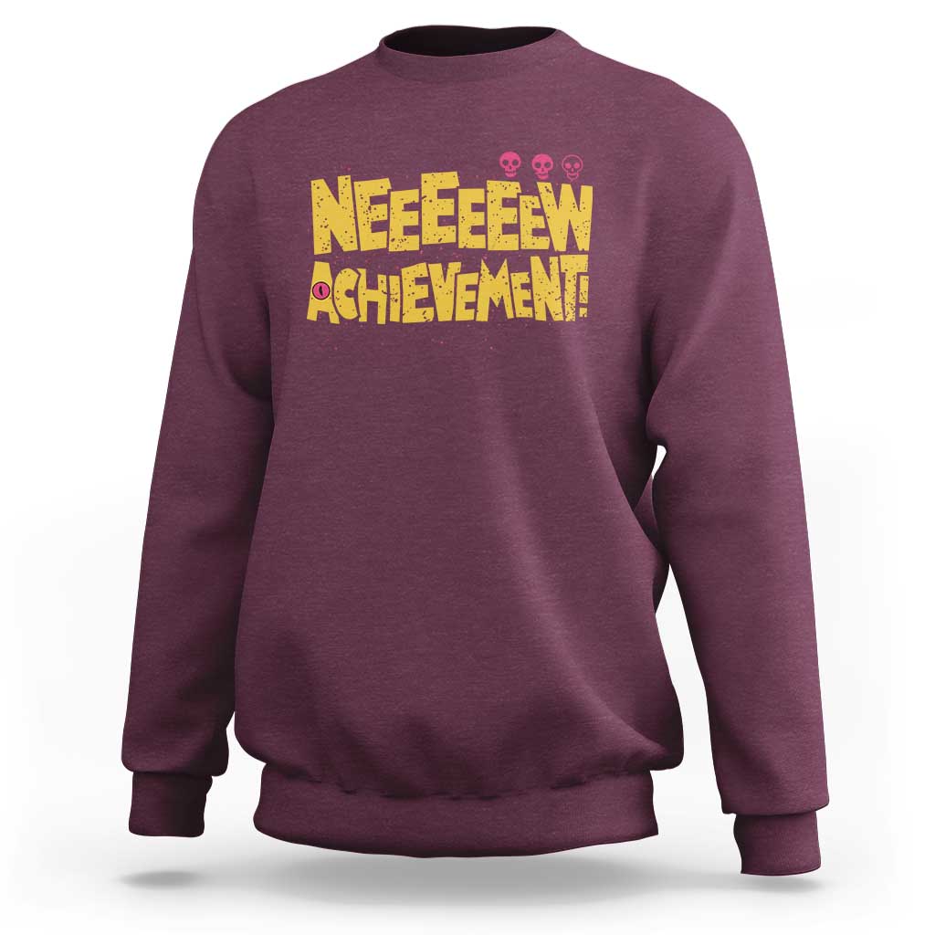 New Achievement Sweatshirt Funny Sci-Fi Book Lover