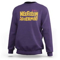New Achievement Sweatshirt Funny Sci-Fi Book Lover