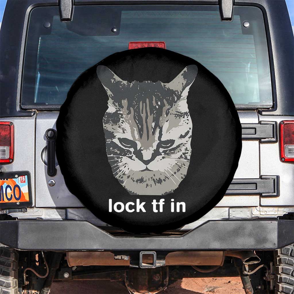 Lock TF In Cat Spare Tire Cover Funny Gen Z Meme