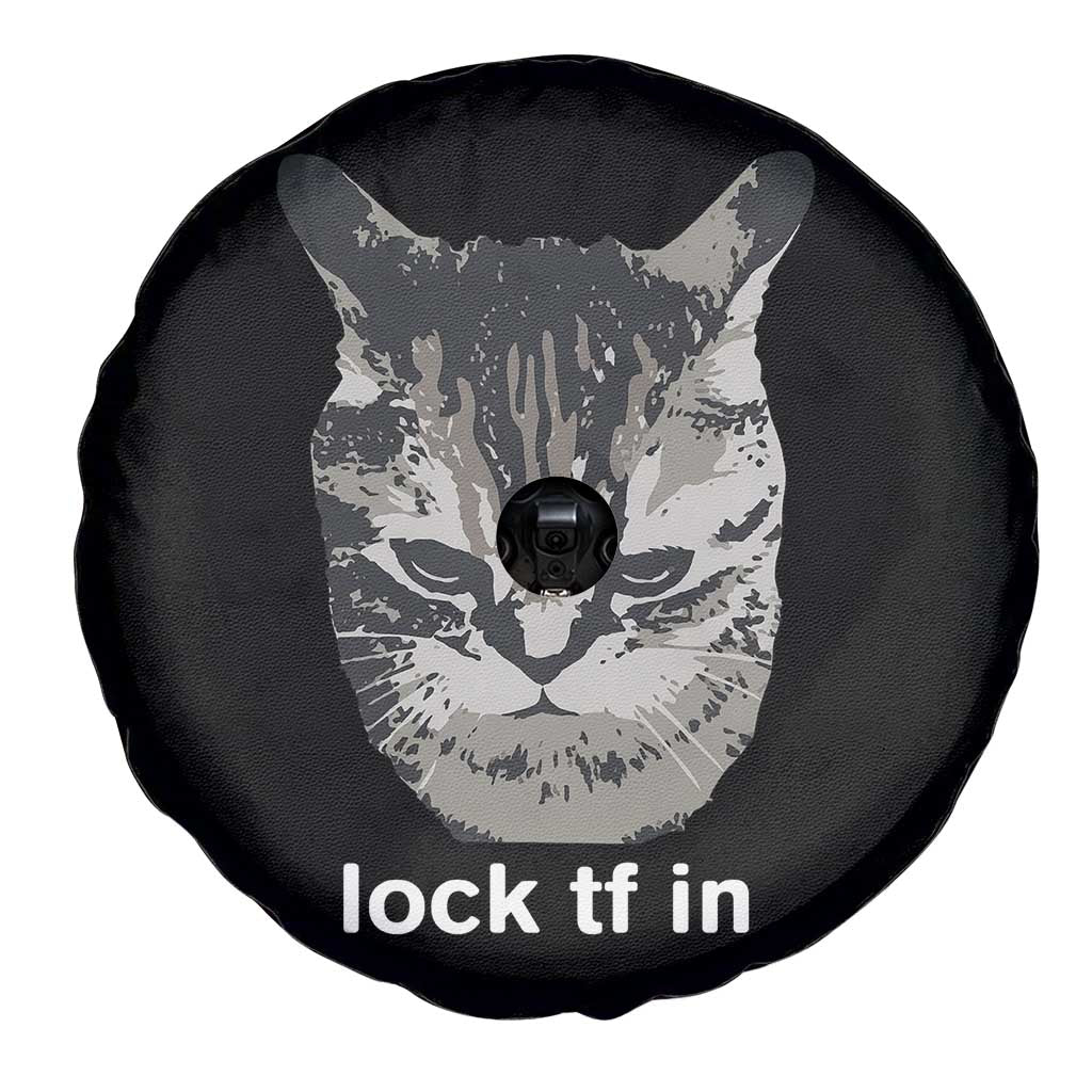 Lock TF In Cat Spare Tire Cover Funny Gen Z Meme