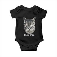 Lock TF In Cat Baby Onesie Funny Gen Z Meme