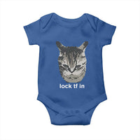 Lock TF In Cat Baby Onesie Funny Gen Z Meme