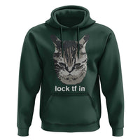 Lock TF In Cat Hoodie Funny Gen Z Meme