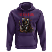 Tummy Hurts Hoodie Funny Medieval Knight Dark Humor