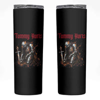 Tummy Hurts Skinny Tumbler Funny Medieval Knight Dark Humor