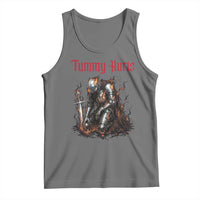Tummy Hurts Tank Top Funny Medieval Knight Dark Humor