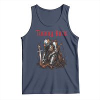 Tummy Hurts Tank Top Funny Medieval Knight Dark Humor