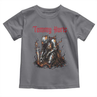 Tummy Hurts Toddler T Shirt Funny Medieval Knight Dark Humor