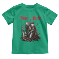 Tummy Hurts Toddler T Shirt Funny Medieval Knight Dark Humor