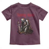 Tummy Hurts Toddler T Shirt Funny Medieval Knight Dark Humor