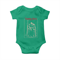 Tummy Hurts Baby Onesie Funny Medieval Knight Dark Meme