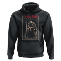 Tummy Hurts Hoodie Funny Medieval Knight Dark Meme