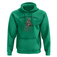 Off To Wranglin My Feral Grandkids Hoodie Funny Raccoon Grandpa Father's Day Gift