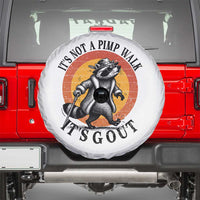 It's Not A Pimp Walk It's Gout Spare Tire Cover Funny Gout Dad Sarcastic Raccoon
