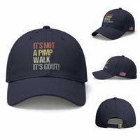 It's Not A Pimp Walk It's Gout Baseball Cap Funny Old Man Medical Humor