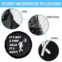 It’s Not A Pimp Walk It’s Gout Spare Tire Cover Funny Gout Dad Sarcastic