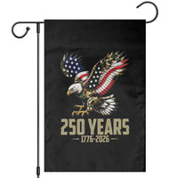 250 Years America Anniversary Garden Flag Military Eagle American Flag Camo