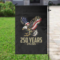 250 Years America Anniversary Garden Flag Military Eagle American Flag Camo