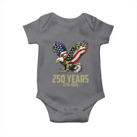 250 Years America Anniversary Baby Onesie Military Eagle American Flag Camo