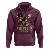 250 Years America Anniversary Hoodie Military Eagle American Flag Camo