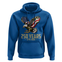 250 Years America Anniversary Hoodie Military Eagle American Flag Camo