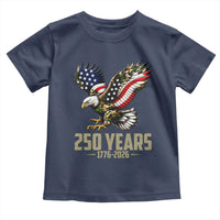 250 Years America Anniversary Toddler T Shirt Military Eagle American Flag Camo