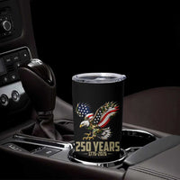 250 Years America Anniversary Tumbler Cup Military Eagle American Flag Camo